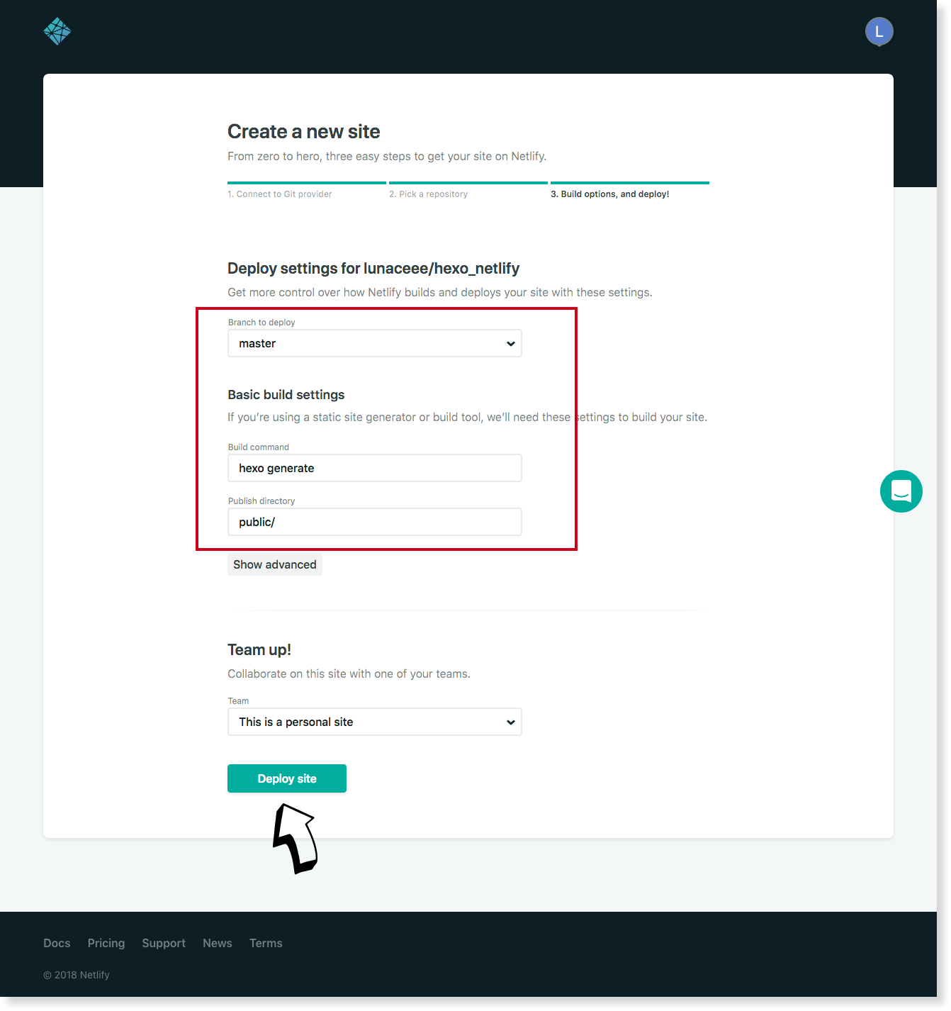 step 7: Deployment configurations