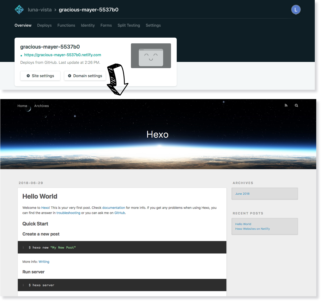 step 9: Finish deployment