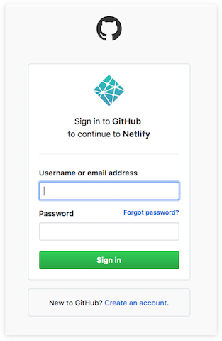 step 2: GitHub authentication